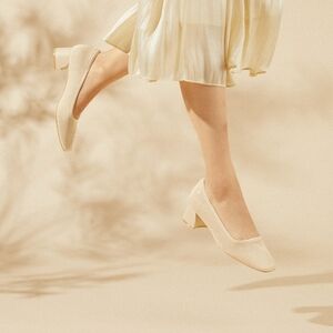 Vivaia Square-Toe Chunky Heels Melody Sz 41,5/10,5